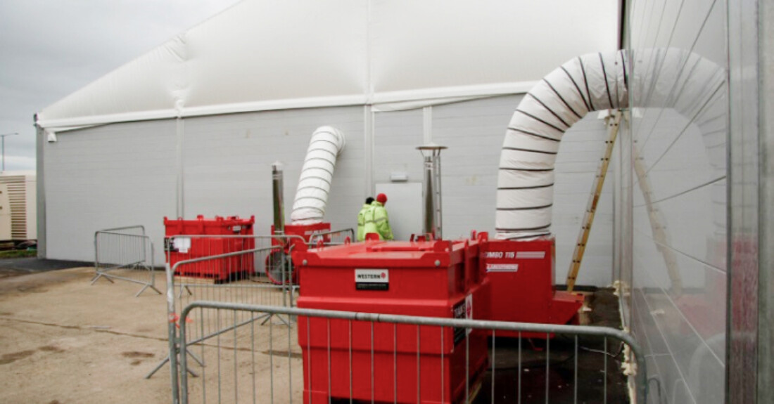 Jumbo-indirect-fired-heaters-for-use-in-temporary-buildings