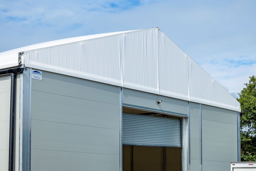 New temporary building installation from aganto