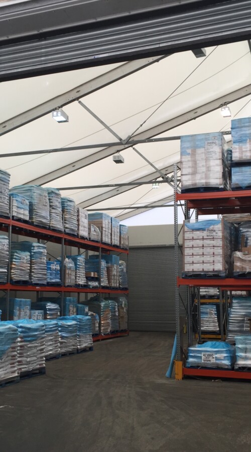 Racking-for-efficient-storage-inside-an-aganto-temporary-storage-structure